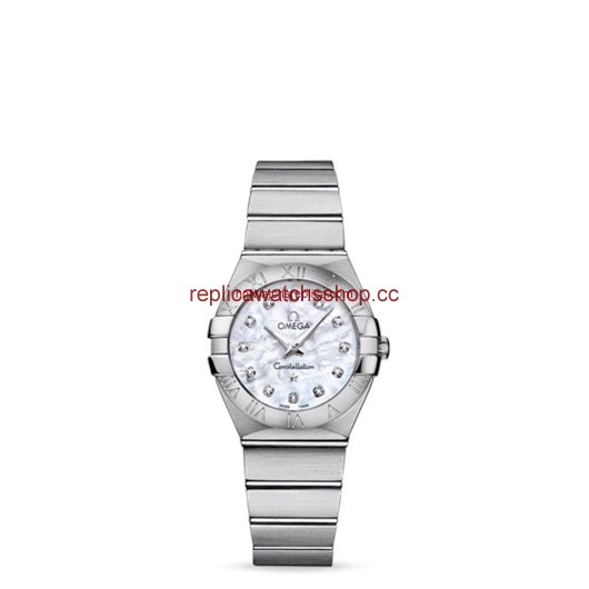 Omega Constellation 27mm Quartz Brushed MOP (123.10.27.60.55.001) Omega Constellation 27mm Quartz Brushed MOP (123.10.27.60.55.001)