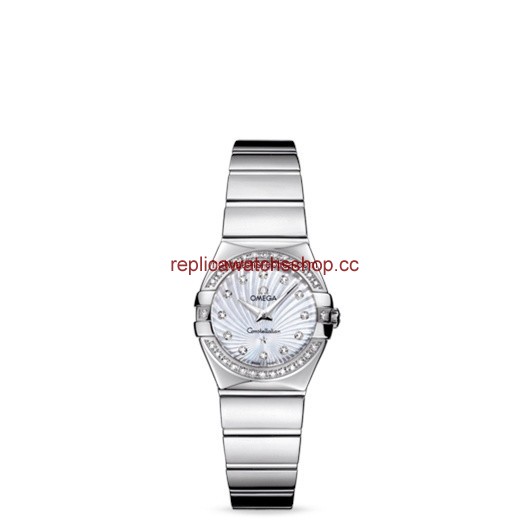 Omega Constellation 24mm Quartz Polished Diamond Bezel / MOP Supernova (123.15.24.60.55.004) Omega Constellation 24mm Quartz Polished Diamond Bezel / MOP Supernova (123.15.24.60.55.004)