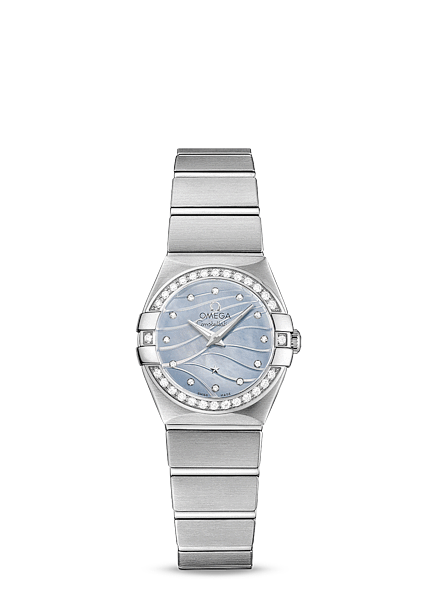 Omega Constellation 24mm Quartz Diamond Bezel / Blue MOP (123.15.24.60.57.001) Omega Constellation 24mm Quartz Diamond Bezel / Blue MOP (123.15.24.60.57.001)