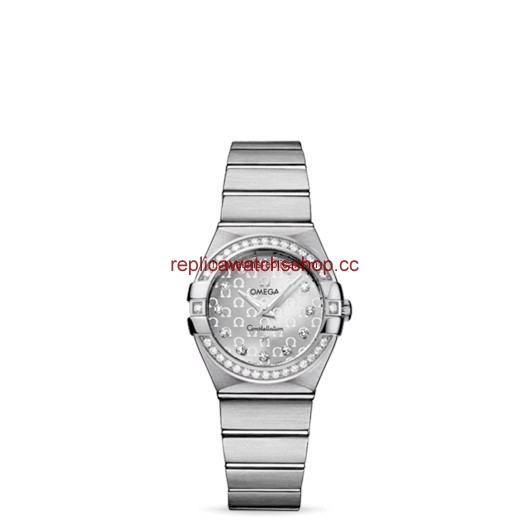 Omega Constellation 27mm Quartz Brushed Diamond Bezel / Silver Omega (123.15.27.60.52.001) Omega Constellation 27mm Quartz Brushed Diamond Bezel / Silver Omega (123.15.27.60.52.001)