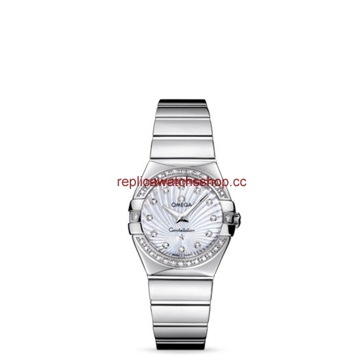 Omega Constellation 27mm Quartz Polished Diamond Bezel / MOP Supernova (123.15.27.60.55.004) Omega Constellation 27mm Quartz Polished Diamond Bezel / MOP Supernova (123.15.27.60.55.004)