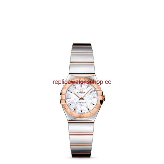 Omega Constellation 24mm Quartz Polished Two Tone / MOP (123.20.24.60.05.003) Omega Constellation 24mm Quartz Polished Two Tone / MOP (123.20.24.60.05.003)