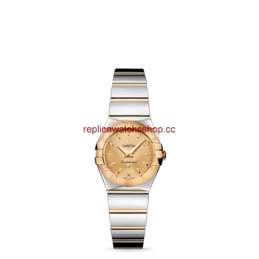 Omega Constellation 24mm Quartz Polished Two Tone / Champagne (123.20.24.60.08.002) Omega Constellation 24mm Quartz Polished Two Tone / Champagne (123.20.24.60.08.002)