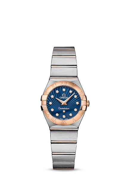 Omega Constellation 24mm Quartz Two Tone / Blue Supernova (123.20.24.60.53.001) Omega Constellation 24mm Quartz Two Tone / Blue Supernova (123.20.24.60.53.001)