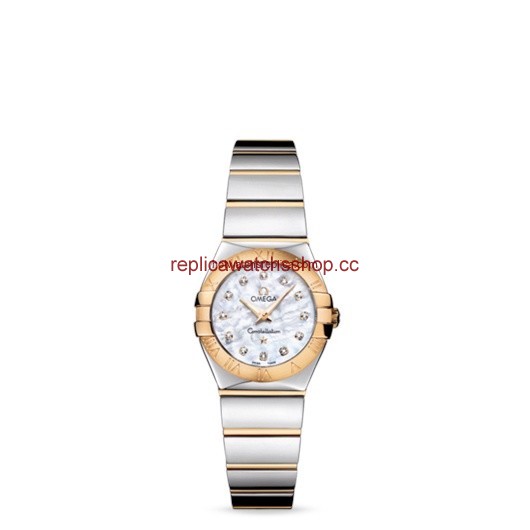 Omega Constellation 24mm Quartz Polished Two Tone / MOP (123.20.24.60.55.004) Omega Constellation 24mm Quartz Polished Two Tone / MOP (123.20.24.60.55.004)