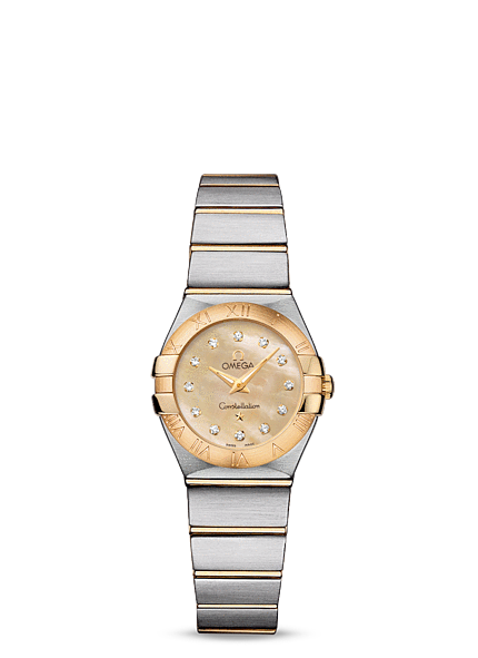 Omega Constellation 24mm Quartz Two Tone / Champagne MOP (123.20.24.60.57.001) Omega Constellation 24mm Quartz Two Tone / Champagne MOP (123.20.24.60.57.001)
