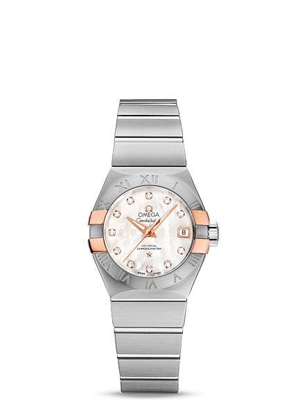 Omega Constellation 27mm Co-Axial Red Gold Claws / Diamond MOP (123.20.27.20.55.004) Omega Constellation 27mm Co-Axial Red Gold Claws / Diamond MOP (123.20.27.20.55.004)