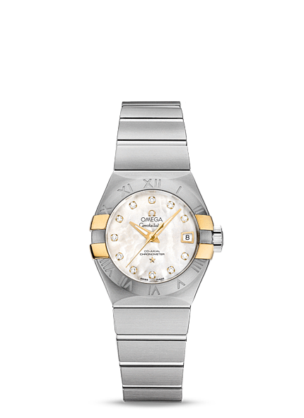 Omega Constellation 27mm Co-Axial Gold Claws (123.20.27.20.55.005) Omega Constellation 27mm Co-Axial Gold Claws (123.20.27.20.55.005)