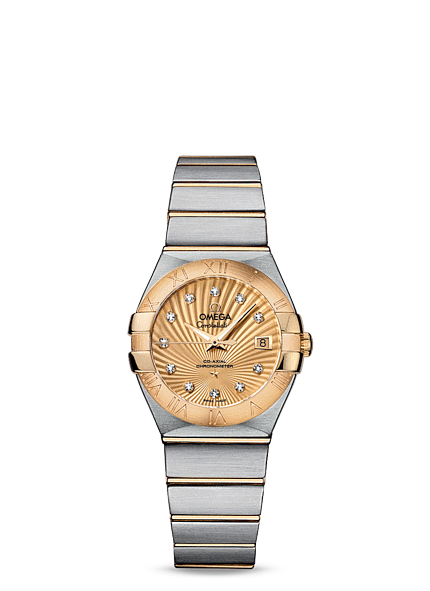 Omega Constellation 27mm Co-Axial Brushed Two Tone / Champagne Supernova (123.20.27.20.58.001) Omega Constellation 27mm Co-Axial Brushed Two Tone / Champagne Supernova (123.20.27.20.58.001)