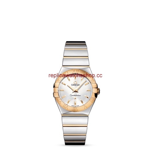 Omega Constellation 27mm Quartz Polished Two Tone (123.20.27.60.02.004)
