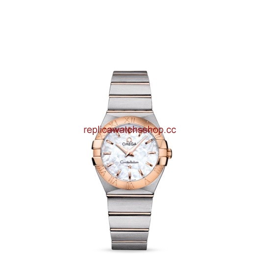 Omega Constellation 27mm Quartz Brushed Two Tone / MOP (123.20.27.60.05.001) Omega Constellation 27mm Quartz Brushed Two Tone / MOP (123.20.27.60.05.001)
