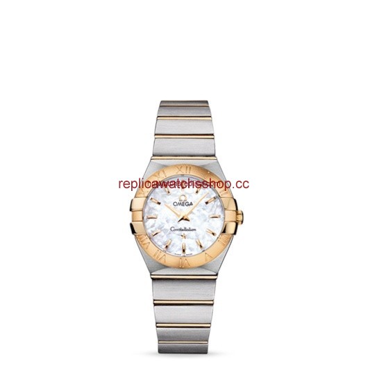 Omega Constellation 27mm Quartz Brushed Two Tone MOP (123.20.27.60.05.002) Omega Constellation 27mm Quartz Brushed Two Tone MOP (123.20.27.60.05.002)