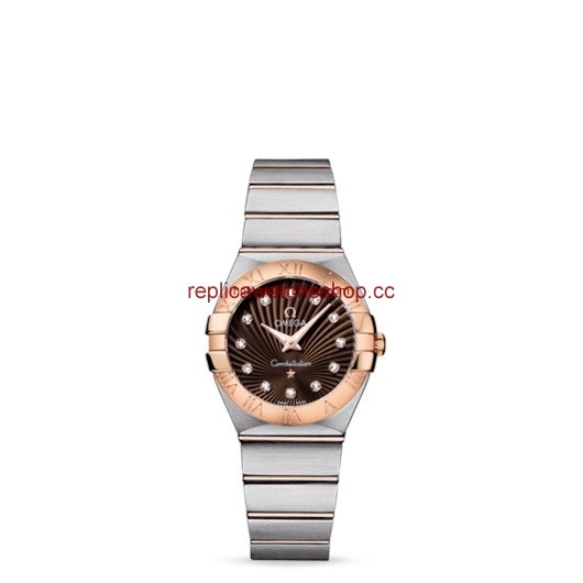 Omega Constellation 27mm Quartz Brushed Two Tone / Brown Supernova. (123.20.27.60.63.001) Omega Constellation 27mm Quartz Brushed Two Tone / Brown Supernova. (123.20.27.60.63.001)