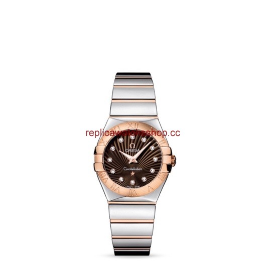 Omega Constellation 27mm Quartz Polished Two Tone / Brown Supernova (123.20.27.60.63.002) Omega Constellation 27mm Quartz Polished Two Tone / Brown Supernova (123.20.27.60.63.002)
