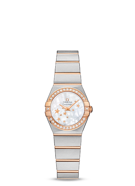 Omega Constellation 24mm Quartz Two Tone / Diamond Bezel / Stars (123.25.24.60.05.002) Omega Constellation 24mm Quartz Two Tone / Diamond Bezel / Stars (123.25.24.60.05.002)