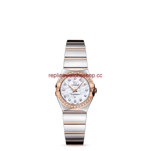 Omega Constellation 24mm Quartz Polished Two Tone / Diamond Bezel / MOP (123.25.24.60.55.005) Omega Constellation 24mm Quartz Polished Two Tone / Diamond Bezel / MOP (123.25.24.60.55.005)