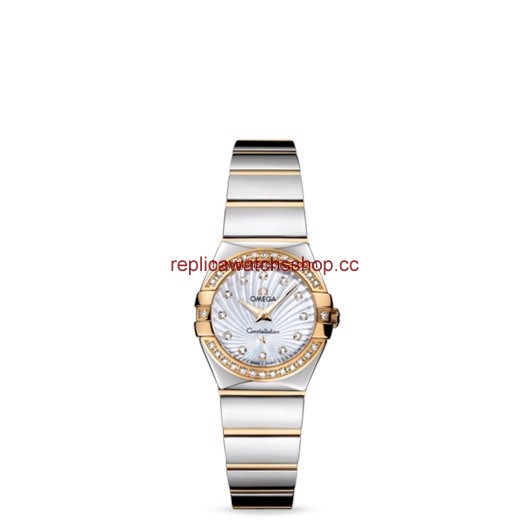 Omega Constellation 24mm Quartz Polished Two Tone / Diamond Bezel / MOP Supernova (123.25.24.60.55.008) Omega Constellation 24mm Quartz Polished Two Tone / Diamond Bezel / MOP Supernova (123.25.24.60.55.008)