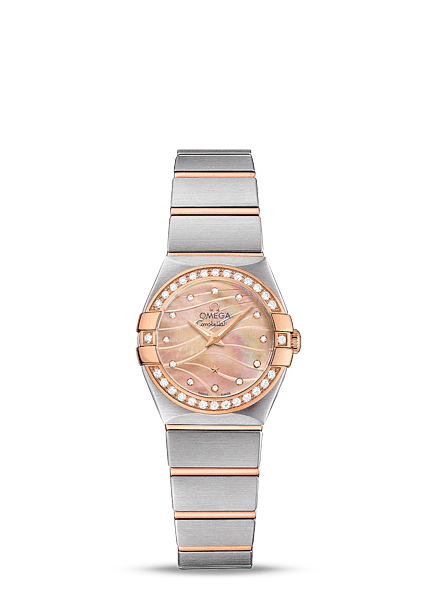 Omega Constellation 24mm Quartz Two Tone / Diamond Bezel / Wavy MOP (123.25.24.60.57.002) Omega Constellation 24mm Quartz Two Tone / Diamond Bezel / Wavy MOP (123.25.24.60.57.002)