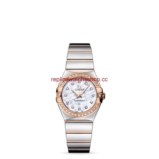 Omega Constellation 27mm Quartz Polished Two Tone / Diamond Bezel / MOP (123.25.27.60.55.005) Omega Constellation 27mm Quartz Polished Two Tone / Diamond Bezel / MOP (123.25.27.60.55.005)