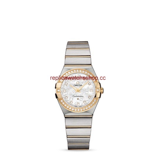 Omega Constellation 27mm Quartz Brushed Two Tone / Diamond Bezel / Silver Omega (123.25.27.60.55.010) Omega Constellation 27mm Quartz Brushed Two Tone / Diamond Bezel / Silver Omega (123.25.27.60.55.010)