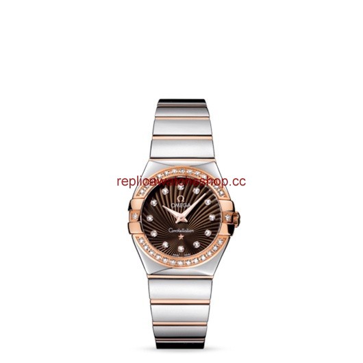 Omega Constellation 27mm Quartz Polished Two Tone / Diamond Bezel / Brown Supernova (123.25.27.60.63.002) Omega Constellation 27mm Quartz Polished Two Tone / Diamond Bezel / Brown Supernova (123.25.27.60.63.002)