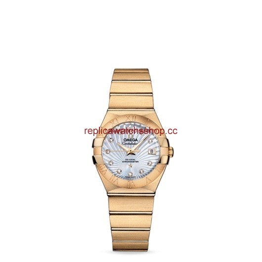 Omega Constellation 27mm Co-Axial Brushed Yellow Gold / MOP Supernova (123.50.27.20.55.002) Omega Constellation 27mm Co-Axial Brushed Yellow Gold / MOP Supernova (123.50.27.20.55.002)