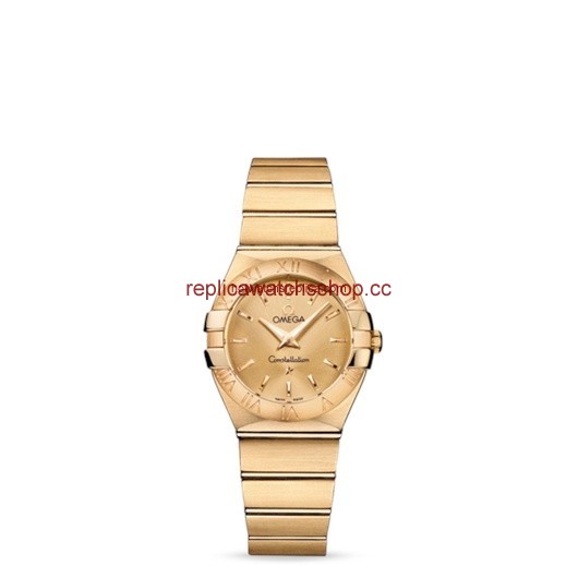 Omega Constellation 27mm Quartz Brushed Yellow Gold (123.50.27.60.08.001) Omega Constellation 27mm Quartz Brushed Yellow Gold (123.50.27.60.08.001)