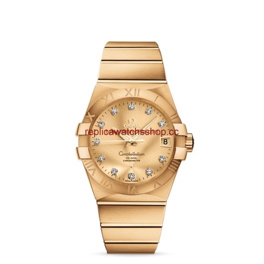 Omega Constellation 38mm Co-Axial Brushed (123.50.38.21.58.001)