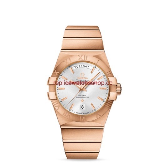 Omega Constellation Day-Date 38mm Co-Axial Brushed Red Gold (123.50.38.22.02.001) Omega Constellation Day-Date 38mm Co-Axial Brushed Red Gold (123.50.38.22.02.001)