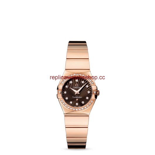 Omega Constellation 24mm Quartz Polished Red Gold / Diamond Bezel / Brown Supernova (123.55.24.60.63.002) Omega Constellation 24mm Quartz Polished Red Gold / Diamond Bezel / Brown Supernova (123.55.24.60.63.002)