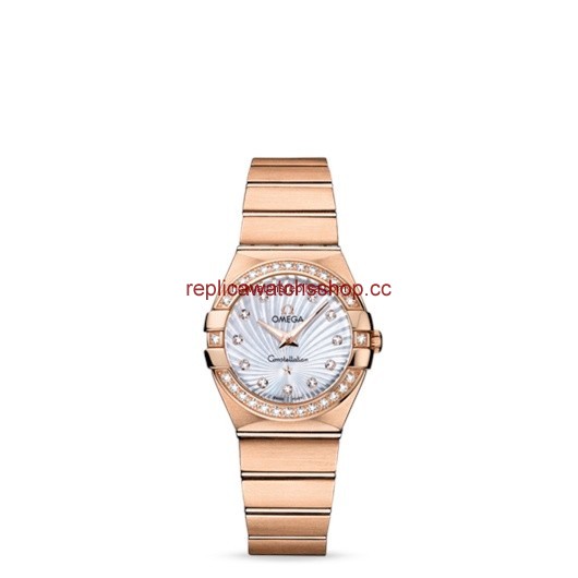 Omega Constellation 27mm Quartz Brushed Red Gold / Diamond Bezel / MOP Supernova (123.55.27.60.55.001) Omega Constellation 27mm Quartz Brushed Red Gold / Diamond Bezel / MOP Supernova (123.55.27.60.55.001)