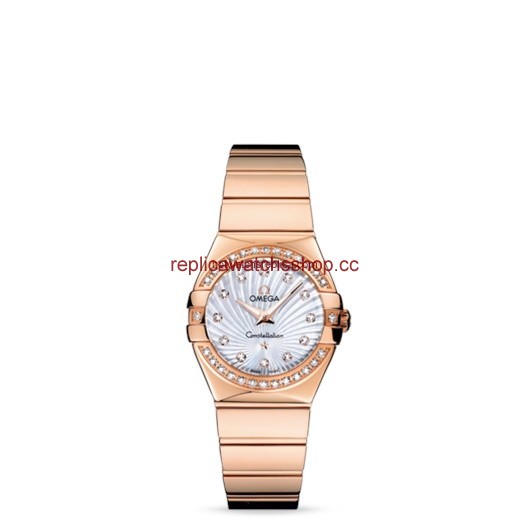 Omega Constellation 27mm Quartz Polished Red Gold / Diamond Bezel / MOP Supernova (123.55.27.60.55.005) Omega Constellation 27mm Quartz Polished Red Gold / Diamond Bezel / MOP Supernova (123.55.27.60.55.005)