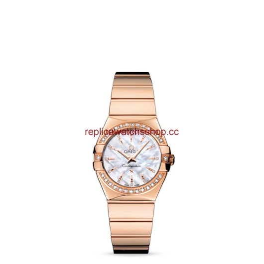 Omega Constellation 27mm Quartz Polished Red Gold / Diamond Bezel / MOP (123.55.27.60.55.006) Omega Constellation 27mm Quartz Polished Red Gold / Diamond Bezel / MOP (123.55.27.60.55.006)