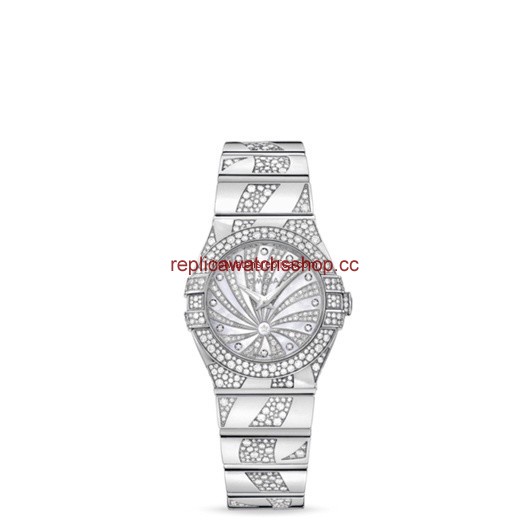 Omega Constellation 27mm Luxury Edition Quartz White Gold Snow Bracelet (123.55.27.60.55.012) Omega Constellation 27mm Luxury Edition Quartz White Gold Snow Bracelet (123.55.27.60.55.012)