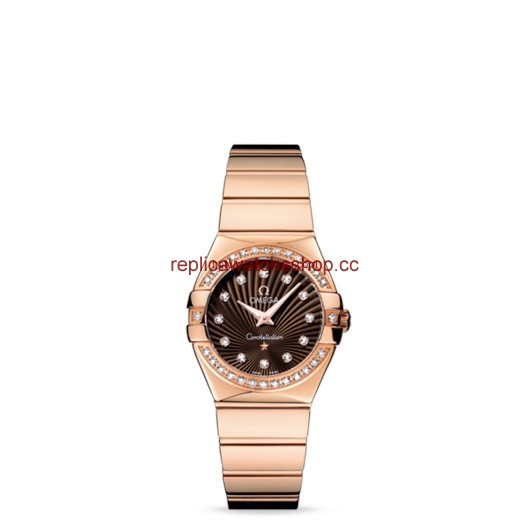 Omega Constellation 27mm Quartz Polished Red Gold / Diamond Bezel / Brown Supernova (123.55.27.60.63.002) Omega Constellation 27mm Quartz Polished Red Gold / Diamond Bezel / Brown Supernova (123.55.27.60.63.002)