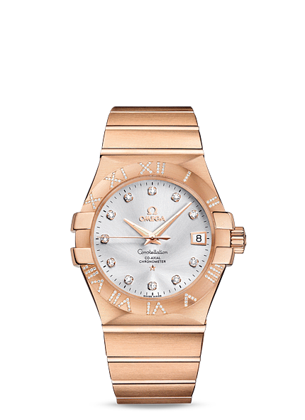 Omega Constellation Co-Axial 35mm Brushed Red Gold / Diamond (123.55.35.20.52.003) Omega Constellation Co-Axial 35mm Brushed Red Gold / Diamond (123.55.35.20.52.003)