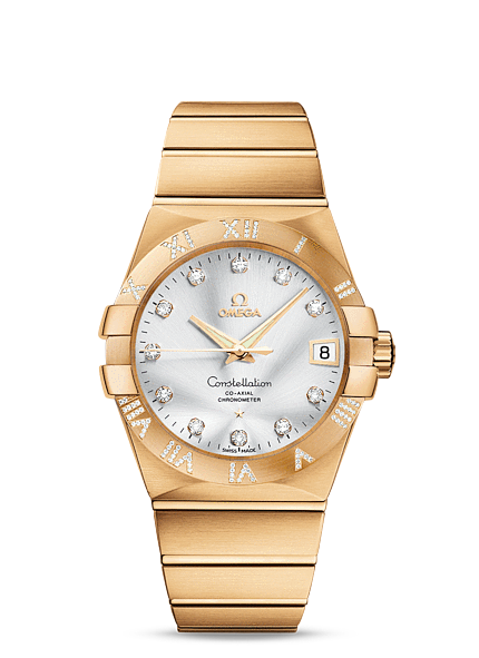 Omega Constellation Co-Axial 38mm Gold / Diamond (123.55.38.21.52.008) Omega Constellation Co-Axial 38mm Gold / Diamond (123.55.38.21.52.008)
