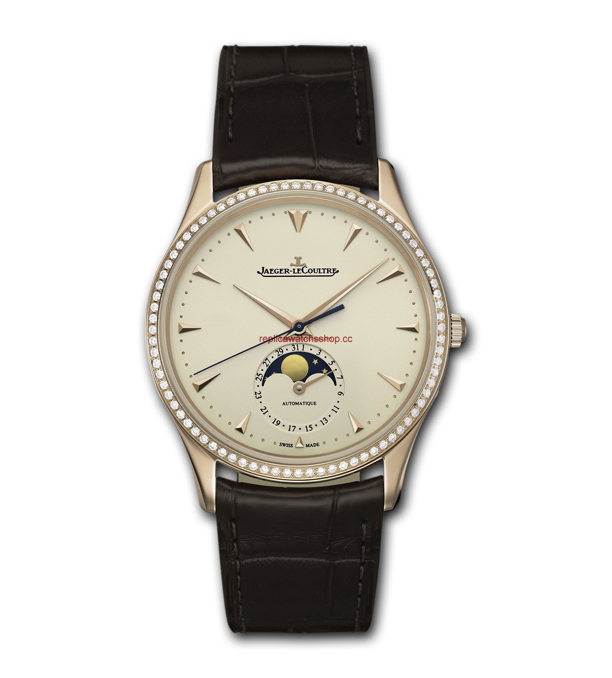 Jaeger-LeCoultre Master Ultra Thin Moon Pink Gold Diamond (1362501)