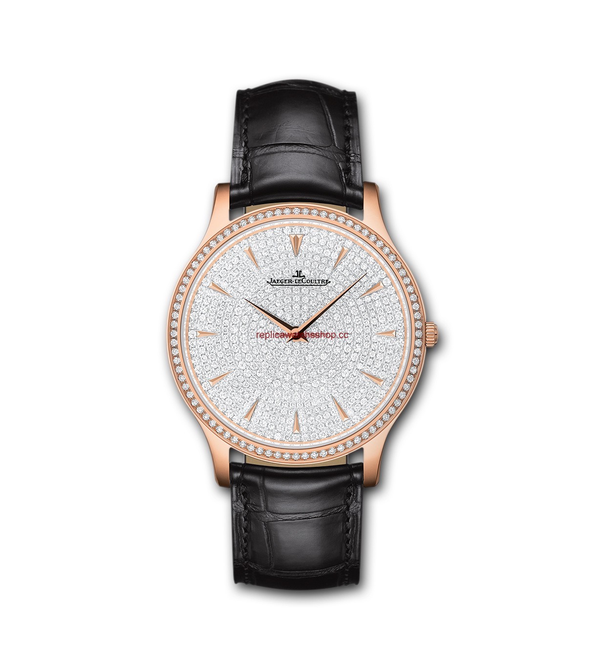 Jaeger-LeCoultre Master Ultra Thin Pink Gold Diamond (1452507) Jaeger-LeCoultre Master Ultra Thin Pink Gold Diamond (1452507)