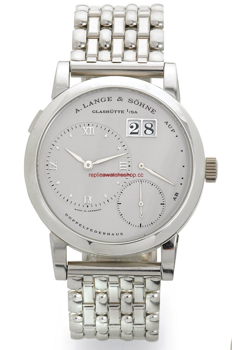 A. Lange & Sohne Lange 1 Platinum Bracelet (151.025) A. Lange & Sohne Lange 1 Platinum Bracelet (151.025)
