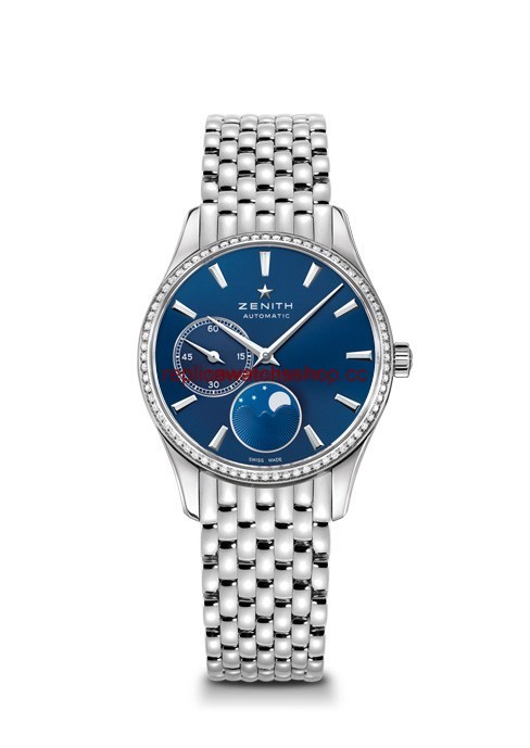 Zenith Elite Ultra Thin Lady Moonphase Blue / Diamond / Bracelet (16.2310.692/51.M2310) Zenith Elite Ultra Thin Lady Moonphase Blue / Diamond / Bracelet (16.2310.692/51.M2310)