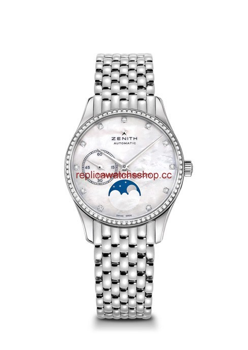 Zenith Elite Ultra Thin Lady Moonphase MOP / Diamond / Bracelet (16.2310.692/81.M2310) Zenith Elite Ultra Thin Lady Moonphase MOP / Diamond / Bracelet (16.2310.692/81.M2310)