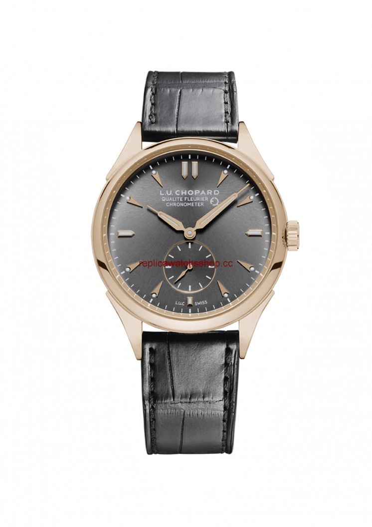 Chopard L.U.C Qualité Fleurier Rose Gold / Grey (161896-5003) Chopard L.U.C Qualité Fleurier Rose Gold / Grey (161896-5003)