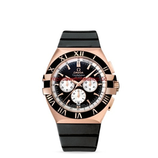 Omega Constellation Double Eagle Co-Axial Chronograph Gold / Rubber (1619.51.91) Omega Constellation Double Eagle Co-Axial Chronograph Gold / Rubber (1619.51.91)