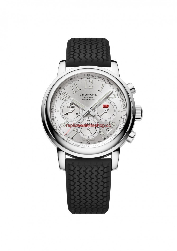 Chopard Mille Miglia Chronograph Silver / Rubber (168511-3015)