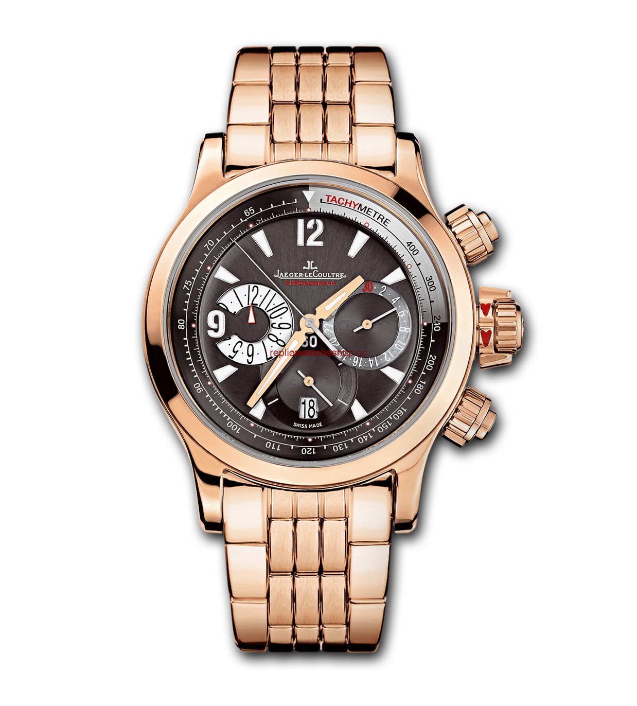Jaeger-LeCoultre Master Compressor Chronograph Pink Gold Bracelet Grey (1752140) Jaeger-LeCoultre Master Compressor Chronograph Pink Gold Bracelet Grey (1752140)