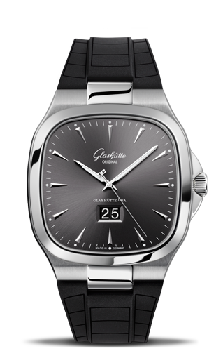 Glashutte Original Seventies Panorama Date Ruthenium Rubber (2-39-47-12-12-06) Glashutte Original Seventies Panorama Date Ruthenium Rubber (2-39-47-12-12-06)