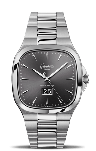 Glashutte Original Seventies Panorama Date Ruthenium Bracelet (2-39-47-12-12-14) Glashutte Original Seventies Panorama Date Ruthenium Bracelet (2-39-47-12-12-14)