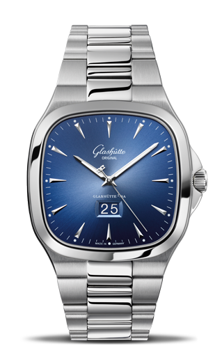 Glashutte Original Seventies Panorama Date Blue Bracelet (2-39-47-13-12-14) Glashutte Original Seventies Panorama Date Blue Bracelet (2-39-47-13-12-14)