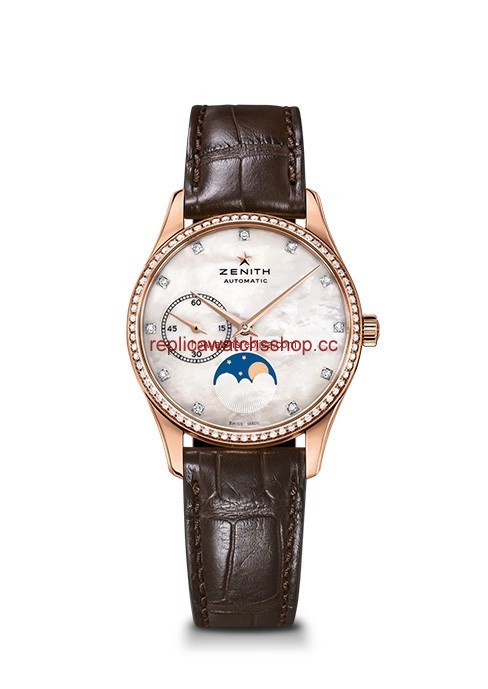 Zenith Elite Ultra Thin Lady Moonphase Rose Gold / MOP / Diamond (22.2310.692/81.C709) Zenith Elite Ultra Thin Lady Moonphase Rose Gold / MOP / Diamond (22.2310.692/81.C709)